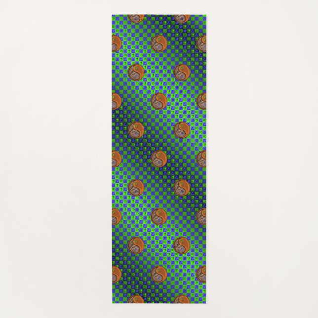Virgo & Wood Ox Yoga Mat (Front)