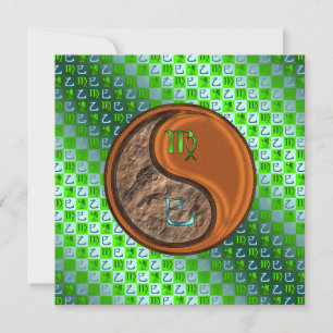 Virgo & Wood Snake Card