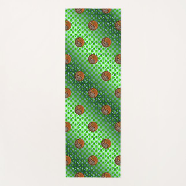 Virgo & Wood Snake Yoga Mat (Front)