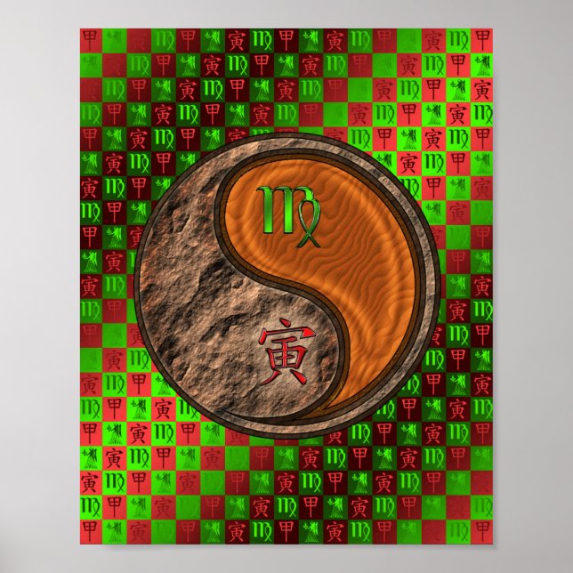 Virgo & Wood Tiger Poster (Front)