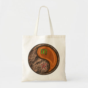 Virgo & Wood Tiger Tote Bag