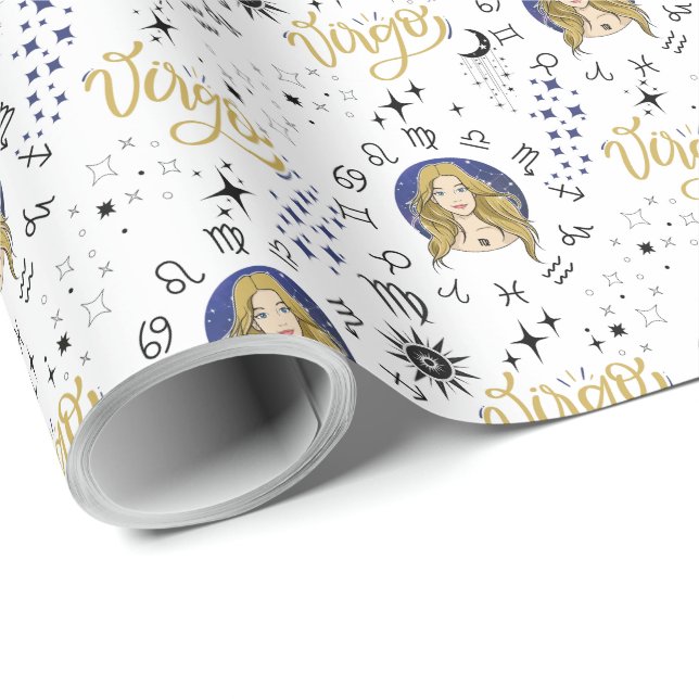 Virgo Wrapping Paper (Roll Corner)