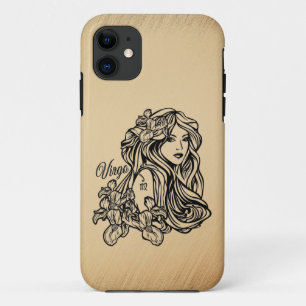 Virgo Zodiac Antique Look Case-Mate iPhone Case