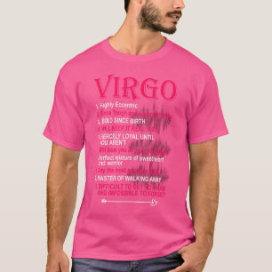 Virgo Zodiac Birthday Girls Men  Saying T-Shirt