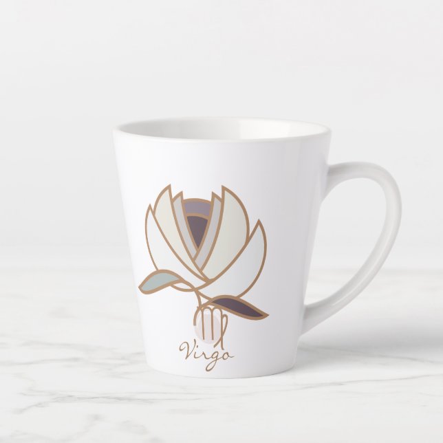 Virgo Zodiac Boho Coffee Mug (Right)