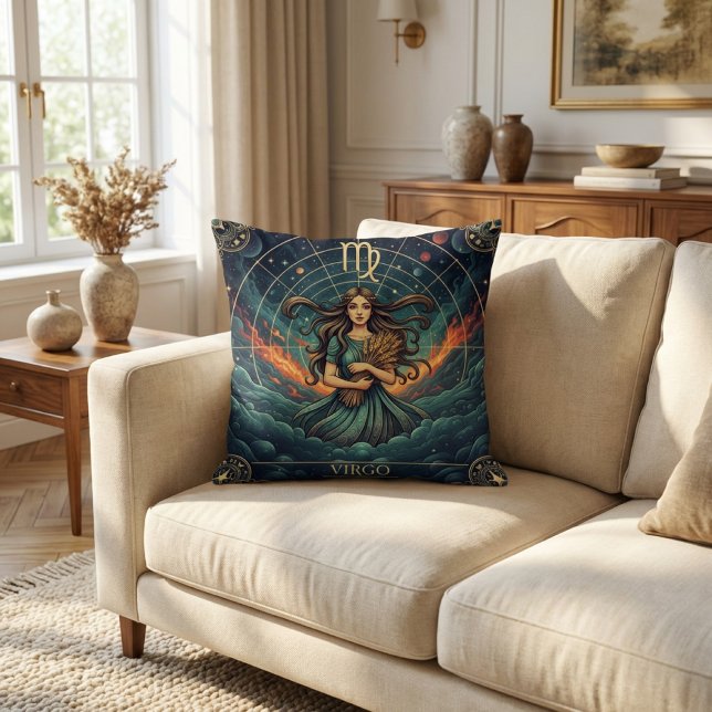Virgo Zodiac Celestial Cushion (Creator Uploaded)