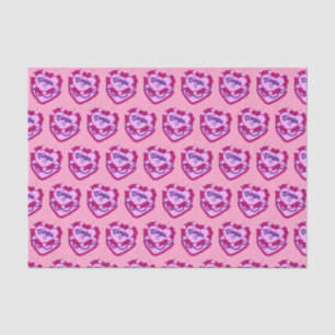 Virgo Zodiac Coquette Heart Birthday Cake Tissue Paper