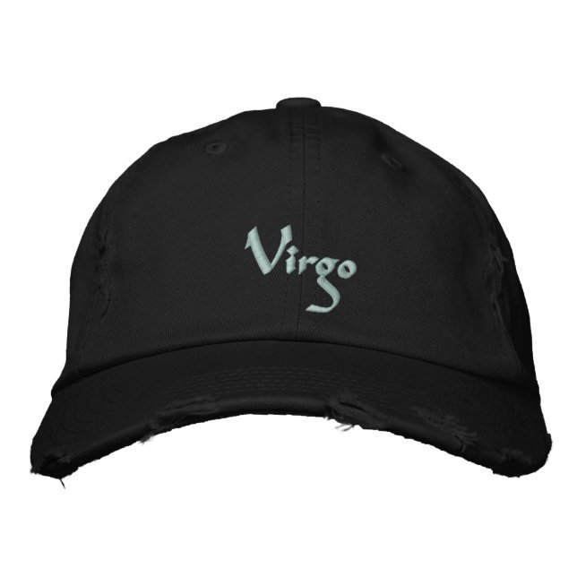 Virgo Zodiac Embroidered Cap / Hat (Front)