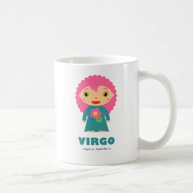 Virgo Zodiac for Kids Coffee Mug (Right)
