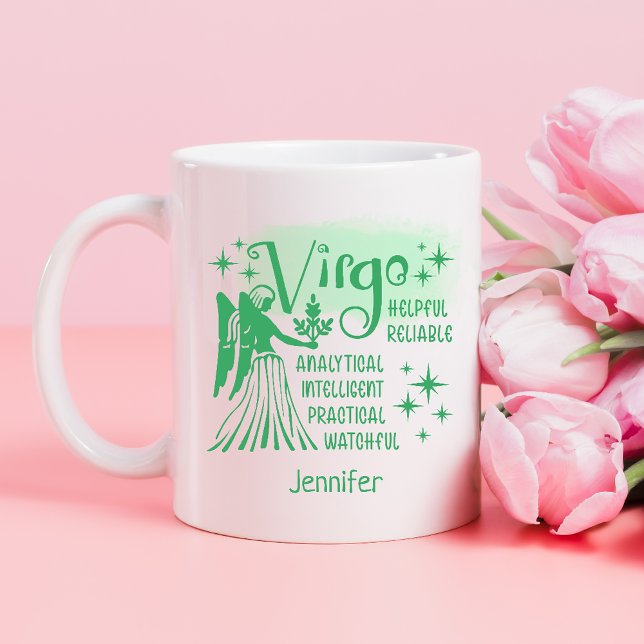 Virgo Zodiac Personalised Traits Horoscope    Coffee Mug (Creator Uploaded)