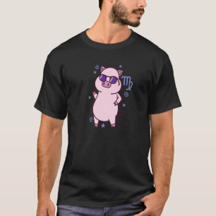 Virgo Zodiac Sign as a Piggy T-Shirt