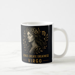 Virgo Zodiac Sign Celestial Horoscope Birthday Dec Coffee Mug