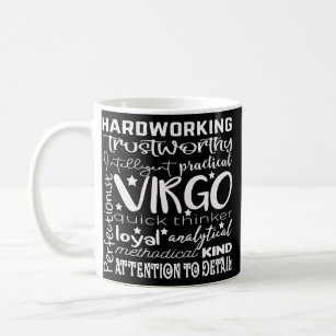 Virgo Zodiac Sign Graphic Tees for Women Summer Coffee Mug