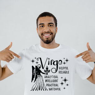 Virgo Zodiac Sign Horoscope Personality Traits T T-Shirt