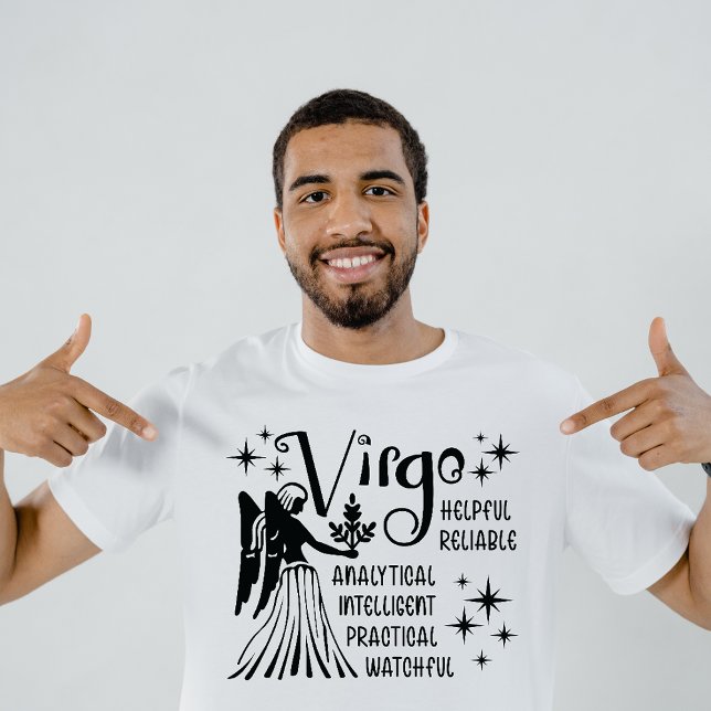   Virgo Zodiac Sign Horoscope Personality Traits T T-Shirt (Creator Uploaded)