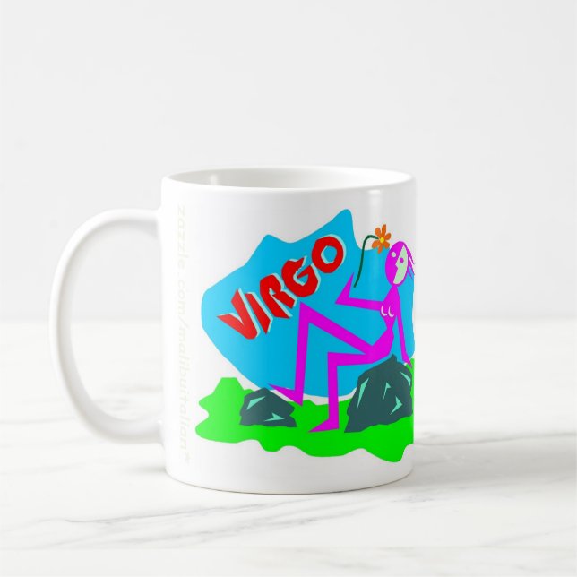 Virgo Zodiac Sign Mug (Left)