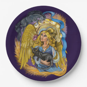 Virgo Zodiac Sign Paper Plate
