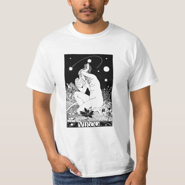 Virgo Zodiac Sign  T-Shirt (Front)