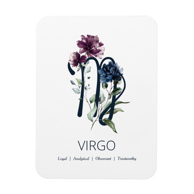 Virgo Zodiac Star Sign Magnet (Vertical)