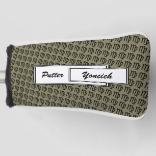 Virgo Zodiac Symbol Standard by Kenneth Yoncich Golf Head Cover