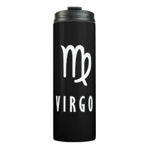 Virgo zodiac thermal tumbler