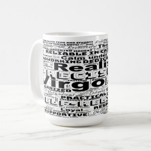 Virgo Zodiac Word Cloud Inspiration Coffee Mug