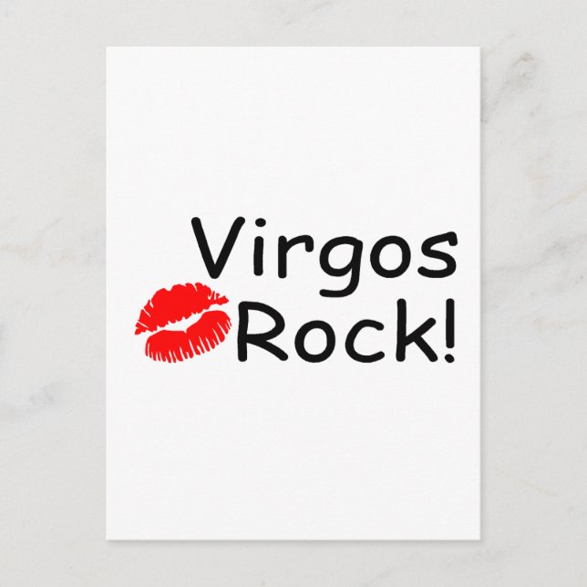 Virgos Rock Postcard (Front)