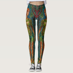 “Viridra’s Portrait” - Veins of the Canopy Leggings