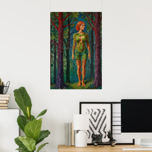 “Viridra’s Portrait” - Veins of the Canopy Poster