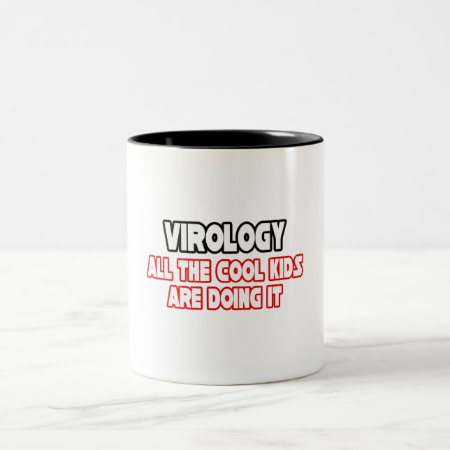 Virology...Cool Kids Two-Tone Coffee Mug (Center)