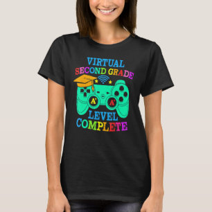 Virtual 2nd Grade Graduation Level Complete Video  T-Shirt