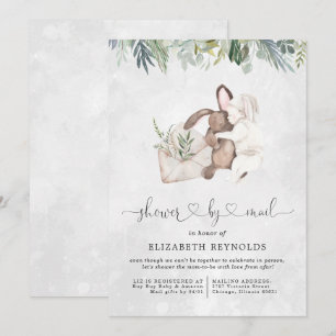 Virtual Baby Shower by Mail Invitation