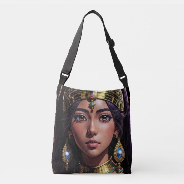 Virtual Dolls ( Egyptian- Princess): Crossbody Bag (Front)