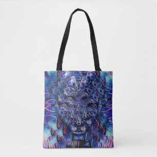 Virtual eyes entity tote bag