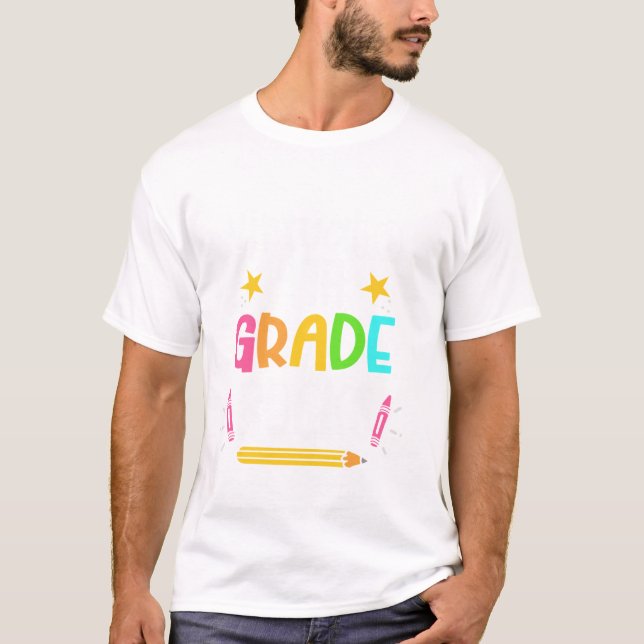 Virtual Fourth Grade Rocks 4th Back to School Teac T-Shirt (Front)