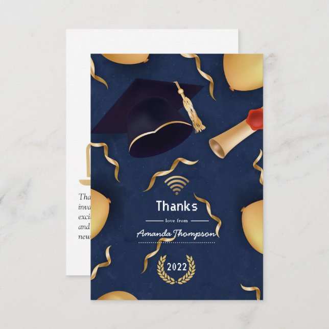 Virtual Graduation Thank You (Front/Back)