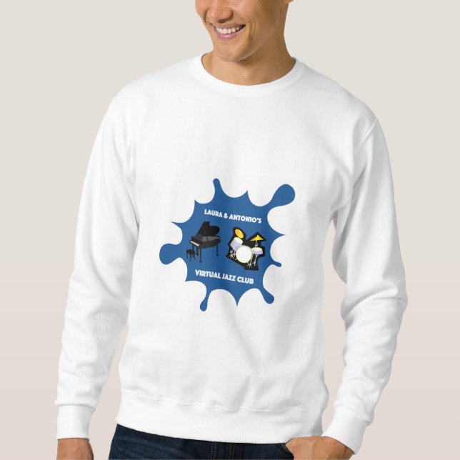 Virtual Jazz Club Men's/Unisex Sweatshirt (Front)