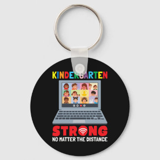 Virtual Kindergarten Fun 100 Days of School Teache Key Ring