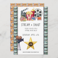 Virtual Movie Night Invitation