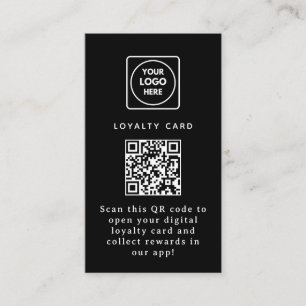 Virtual QR Custom Digital Business Reward Link Loyalty Card