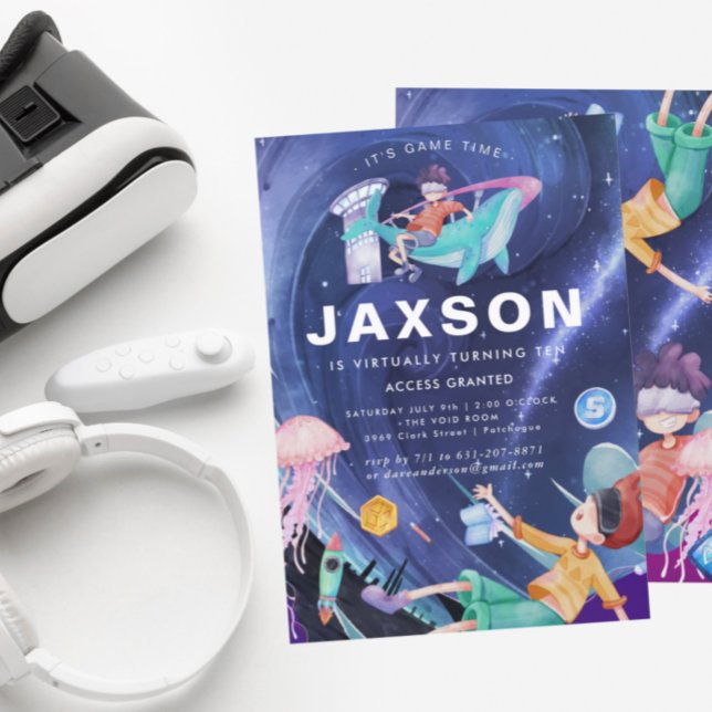 Virtual Reality Birthday Party Invitation (Creator Uploaded)