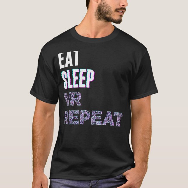 Virtual Reality Gaming Pc Video Online Games Strea T-Shirt (Front)