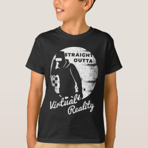 Virtual Reality Graphic Retro Distressed Art For A T-Shirt