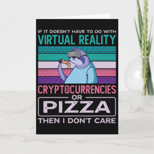 Virtual Reality Vr Augmented Reality Ar Pizza Addi Card