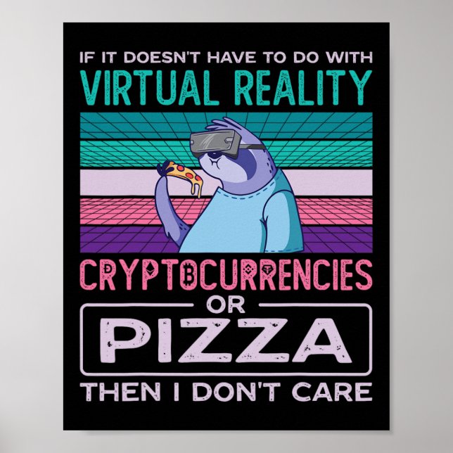 Virtual Reality Vr Augmented Reality Ar Pizza Addi Poster (Front)