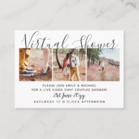 Virtual Shower PHOTO Wedding Live Chat Budget