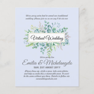 Virtual Wedding Video Chat Live Streaming Invites