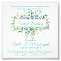 Virtual Wedding Video Chat Live Streaming Invites