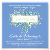 Virtual Wedding Video Chat Live Streaming Invites