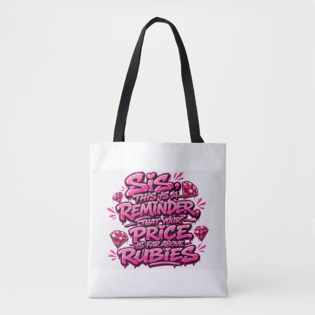 Virtuous woman  tote bag (Front)